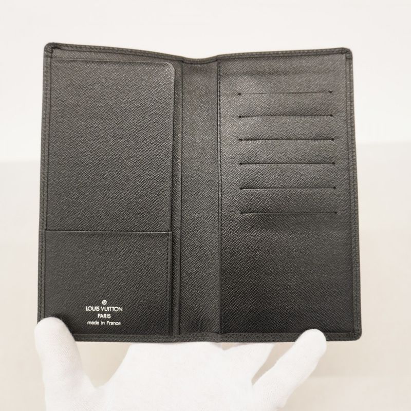 Louis Vuitton Long Wallet Taiga Porte Barrule Carte Cles Di M30392 Ardoise Men's