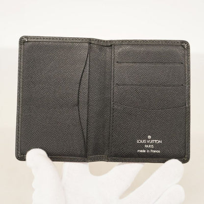 Louis Vuitton Taiga Pocket Organizer Card Case M30512 Ardoise Men's