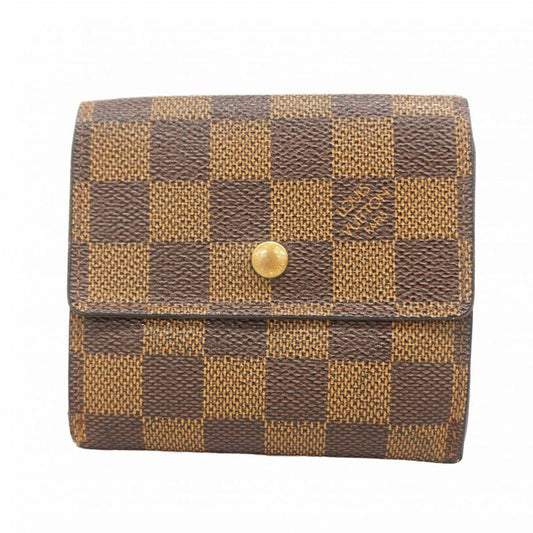Louis Vuitton Trifold Wallet Damier Porte Monnaie Vie Carte Cles Di N61652