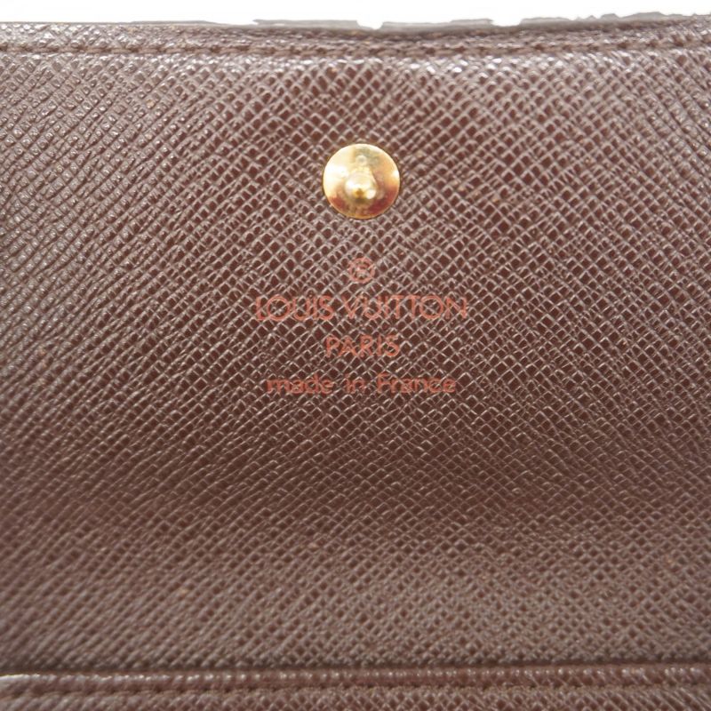 Louis Vuitton Trifold Wallet Damier Porte Monnaie Vie Carte Cles Di N61652