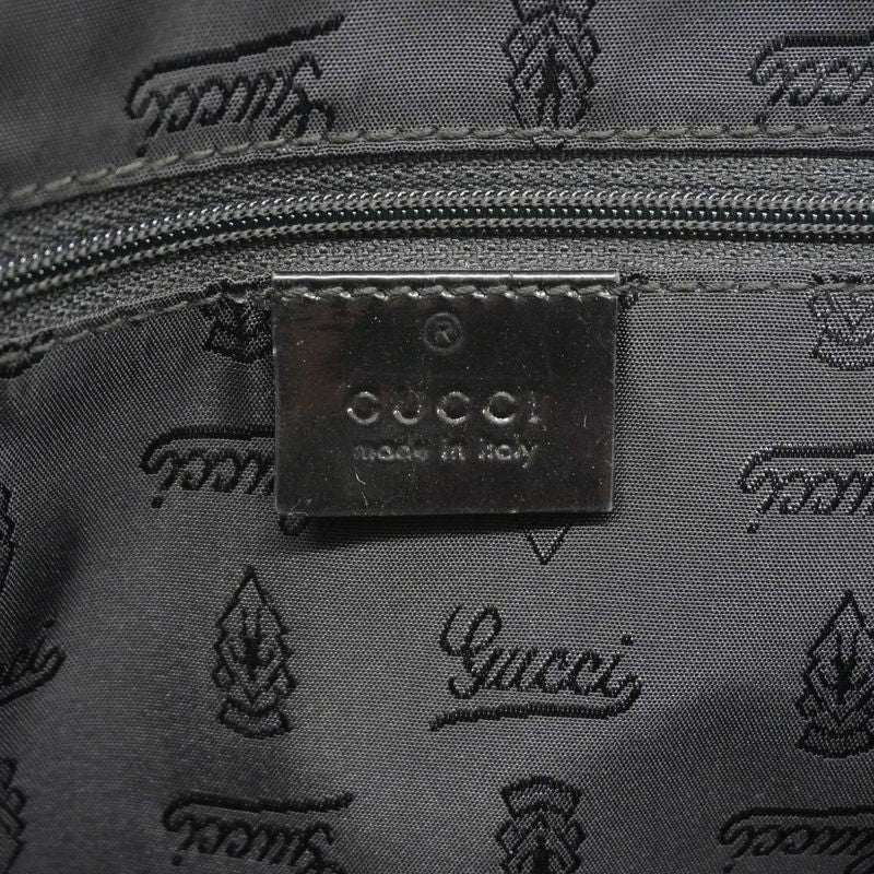 Gucci Tote Bag GG Canvas 211976 Canvas Black Chien Pan Gold Hardware Women's