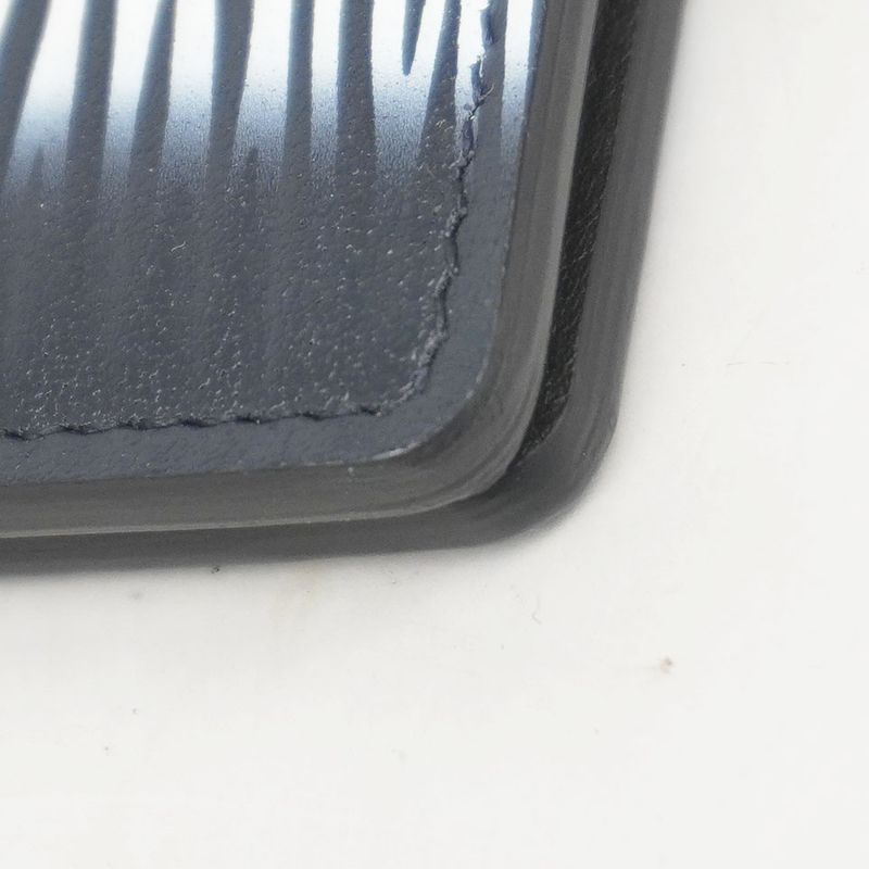 Louis Vuitton Card Case Damierasch Epi XL Organizer Duposhe M82822 Black White