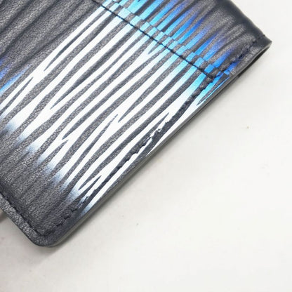 Louis Vuitton Card Case Damierasch Epi XL Organizer Duposhe M82822 Black White