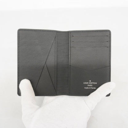 Louis Vuitton Card Case Damierasch Epi XL Organizer Duposhe M82822 Black White