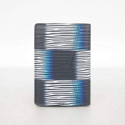 Louis Vuitton Card Case Damierasch Epi XL Organizer Duposhe M82822 Black White