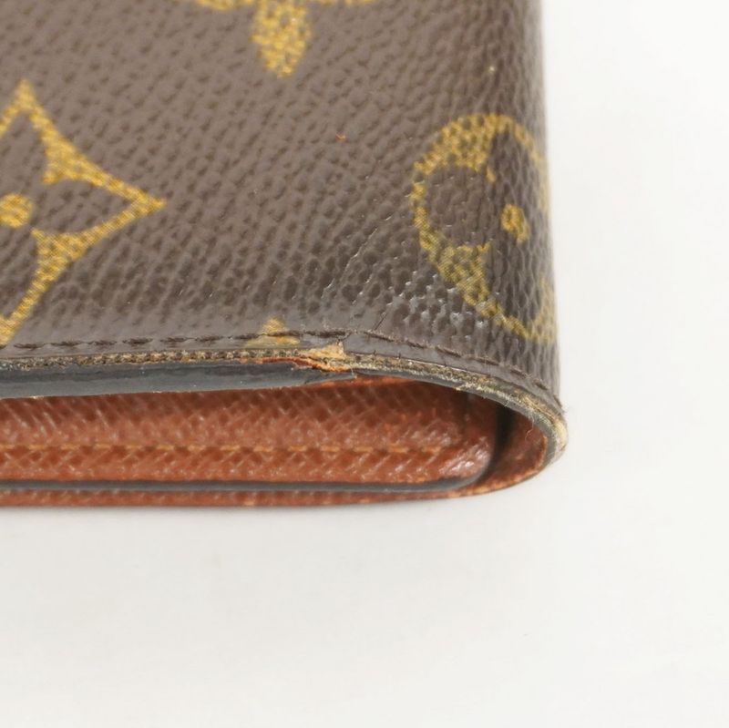 Louis Vuitton Trifold Long Wallet Monogram Porte Trésor International M61215