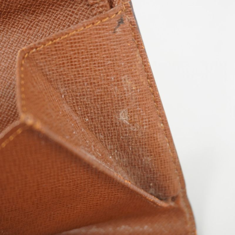 Louis Vuitton Trifold Long Wallet Monogram Porte Trésor International M61215