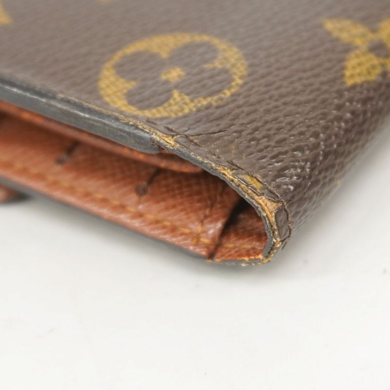 Louis Vuitton Trifold Long Wallet Monogram Porte Trésor International M61215