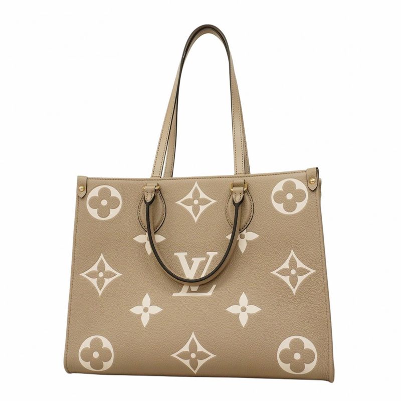 Louis Vuitton Tote Monogram/empreinte Bicolor On-the-go MM M45494 Tortolaire