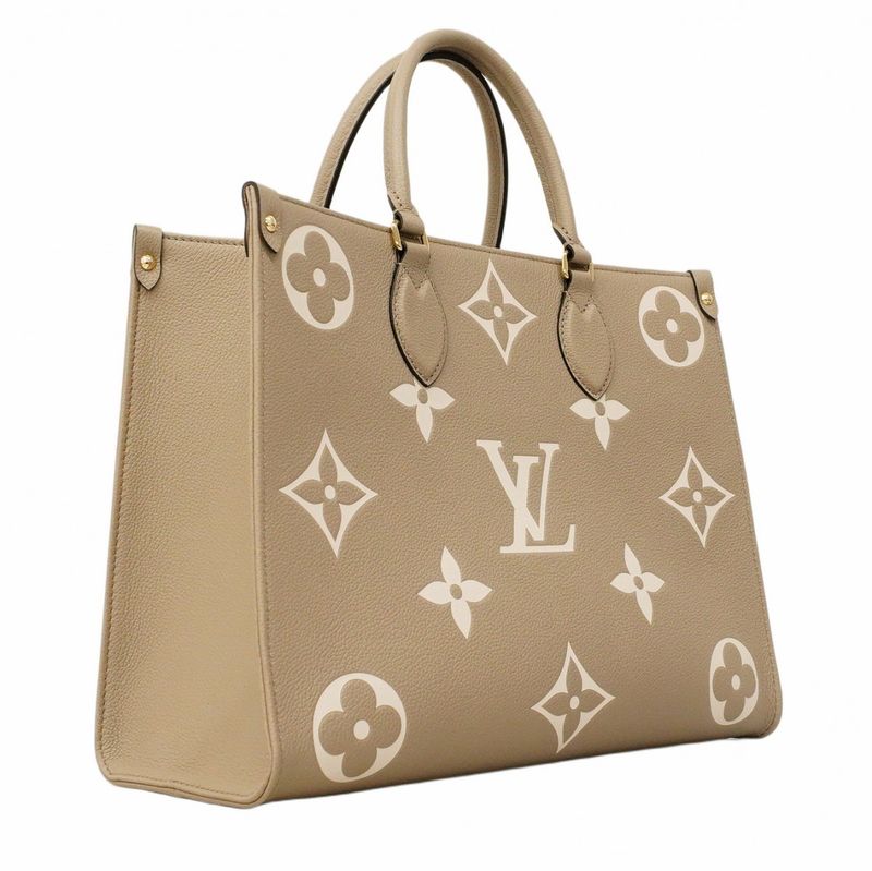 Louis Vuitton Tote Monogram/empreinte Bicolor On-the-go MM M45494 Tortolaire