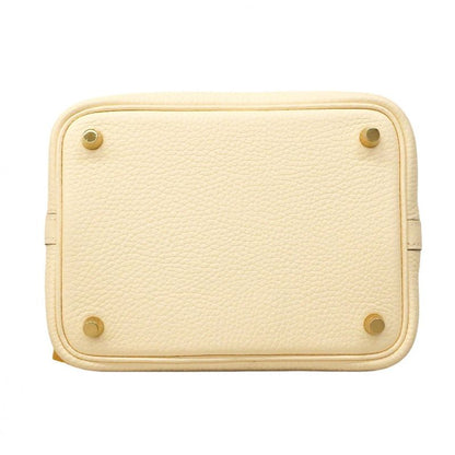 Hermes Handbag Picotin Lock PM Taurillon Cles Mans Nata Gold Hardware B