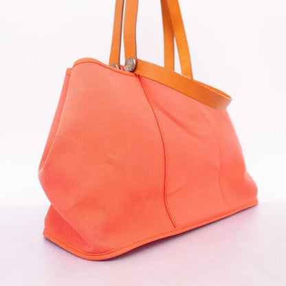 Hermes Handbags Cabas Qu'elan PM Toile Officier Pink Silver Hardware □N