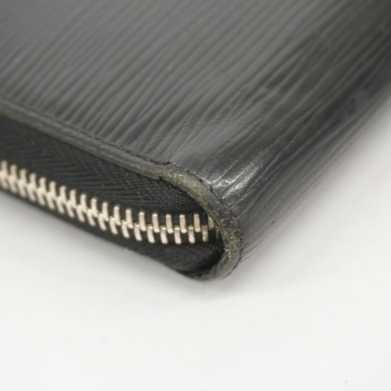 Louis Vuitton Epi Zippy Wallet M61857 Noir Black Men Women Unisex
