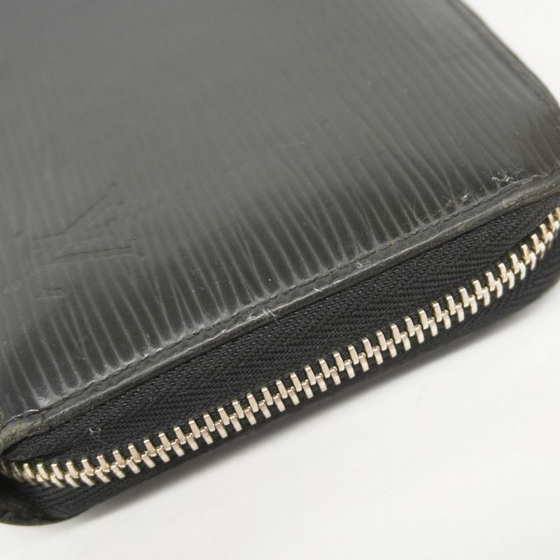 Louis Vuitton Epi Zippy Wallet M61857 Noir Black Men Women Unisex