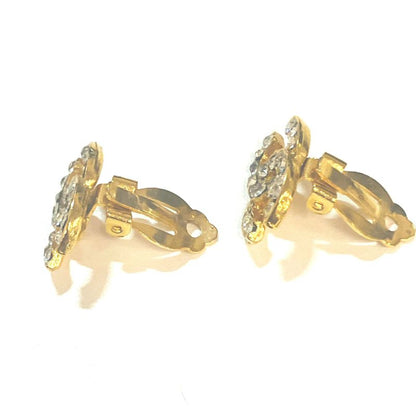 Chanel COCO Mark Rhinestone Ear Ring : Y3178