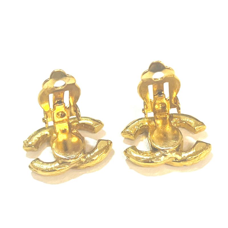 Chanel COCO Mark Rhinestone Ear Ring : Y3178