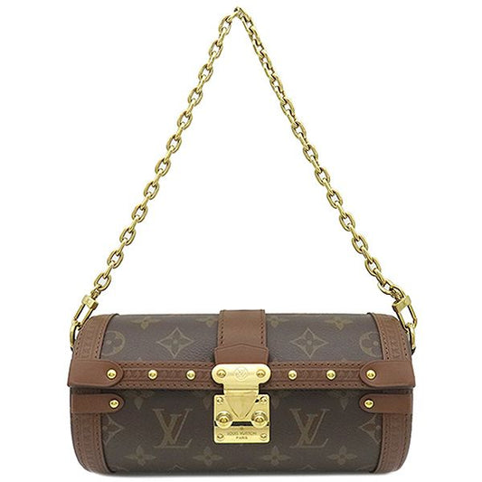 Louis Vuitton 2way Bag Papillon Trunk Monogram Canvas Monogram Gold Hardware