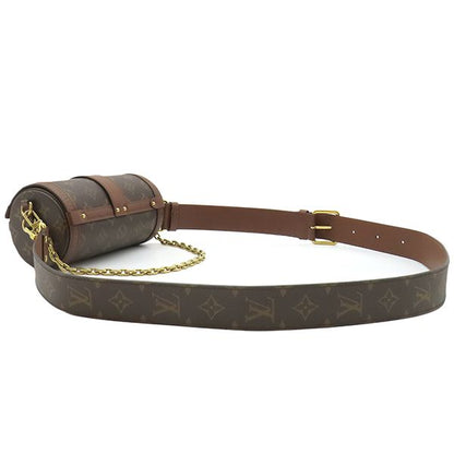 Louis Vuitton 2way Bag Papillon Trunk Monogram Canvas Monogram Gold Hardware