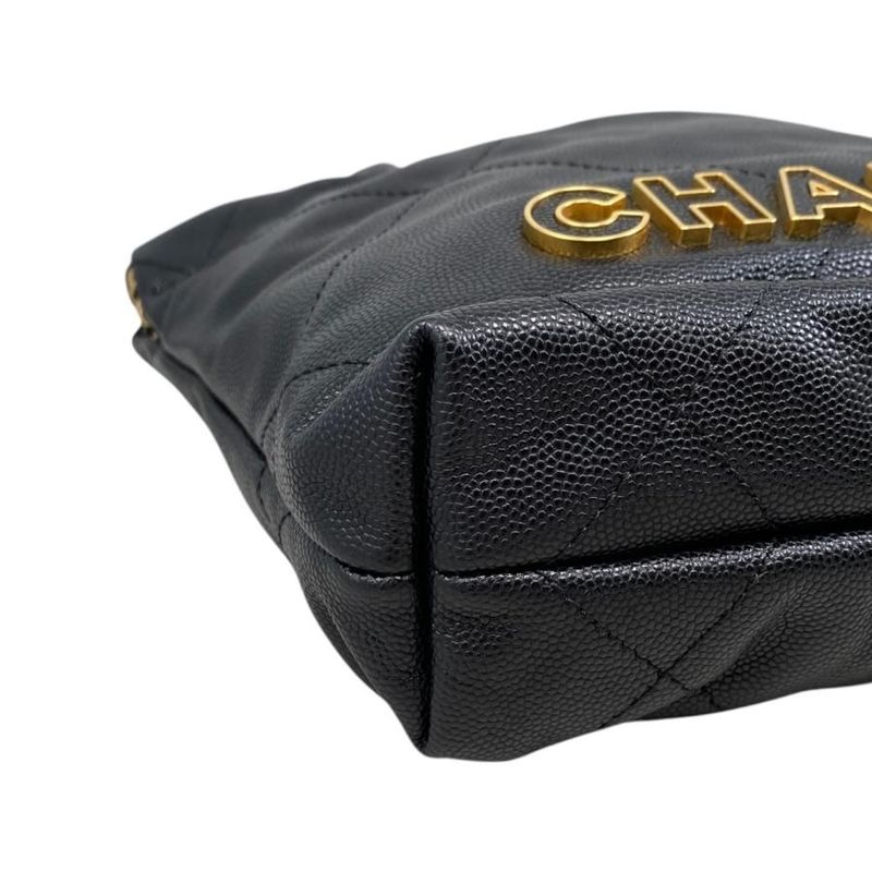 Chanel Handbag Shoulder Bag Chanel 22 Mini As3980 Matelasse Caviar Skin Logo