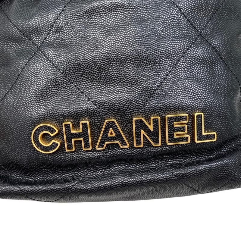 Chanel Handbag Shoulder Bag Chanel 22 Mini As3980 Matelasse Caviar Skin Logo