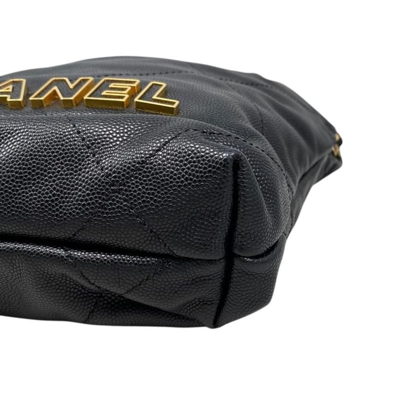 Chanel Handbag Shoulder Bag Chanel 22 Mini As3980 Matelasse Caviar Skin Logo