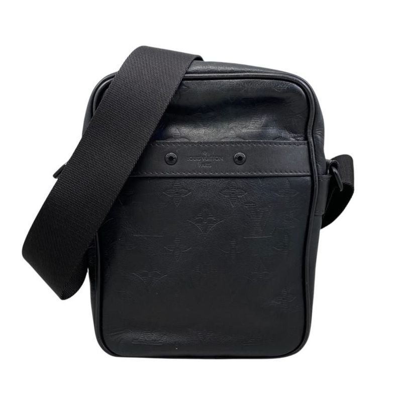 Louis Vuitton Shoulder Bag Danube PM M43681 Monogram Shadow Noir Black Louis