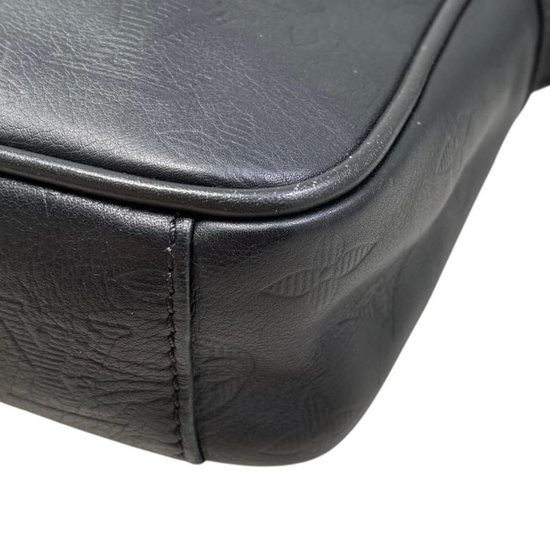 Louis Vuitton Shoulder Bag Danube PM M43681 Monogram Shadow Noir Black Louis