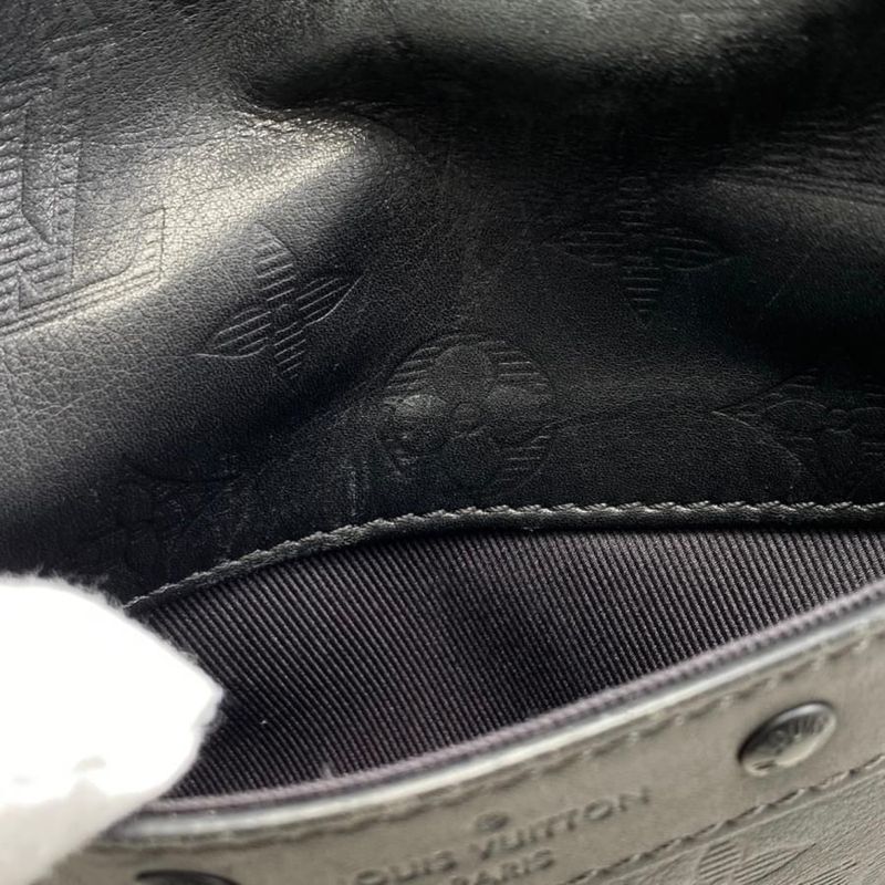 Louis Vuitton Shoulder Bag Danube PM M43681 Monogram Shadow Noir Black Louis