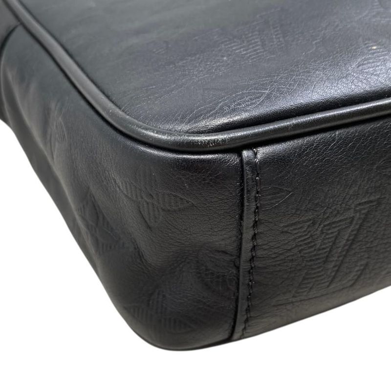 Louis Vuitton Shoulder Bag Danube PM M43681 Monogram Shadow Noir Black Louis