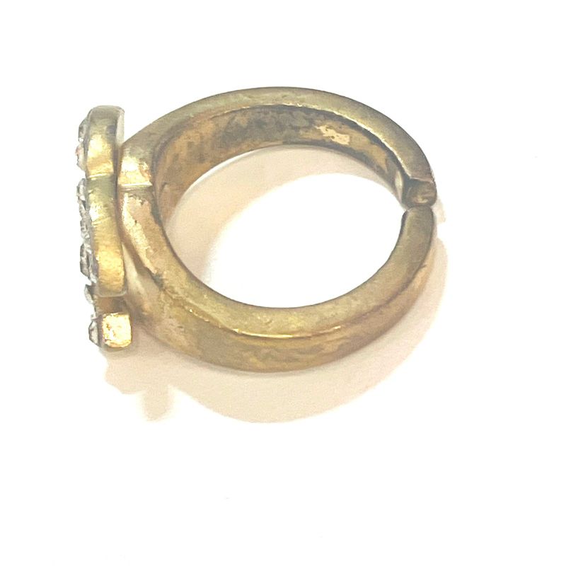 Chanel COCO Mark Rhinestone Ring : Y3184