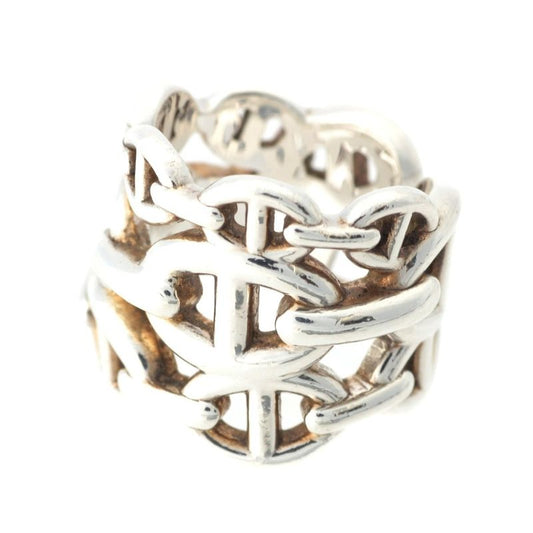 Hermes Chaine D'ancre Anchene Ring Accessories Ag925 Silver 50 137g