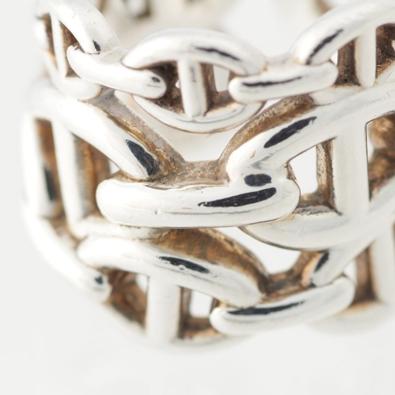 Hermes Chaine D'ancre Anchene Ring Accessories Ag925 Silver 50 137g