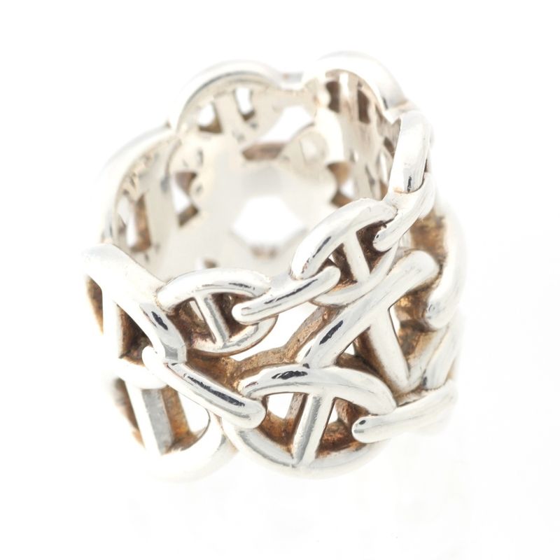 Hermes Chaine D'ancre Anchene Ring Accessories Ag925 Silver 50 137g