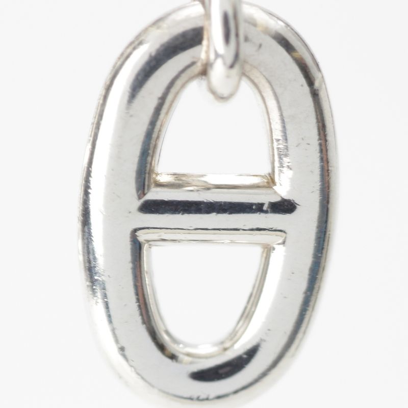 Hermes Chaine D'ancre Farandole MM Earrings For Two Ears Ag925 Silver 64g