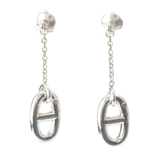 Hermes Chaine D'ancre Farandole MM Earrings For Two Ears Ag925 Silver 64g