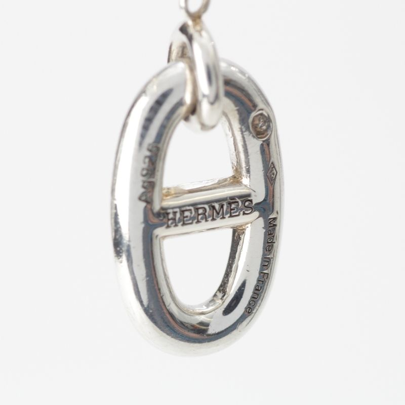 Hermes Chaine D'ancre Farandole MM Earrings For Two Ears Ag925 Silver 64g