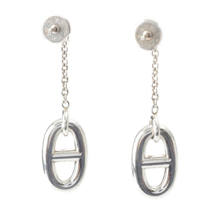 Hermes Chaine D'ancre Farandole MM Earrings For Two Ears Ag925 Silver 64g