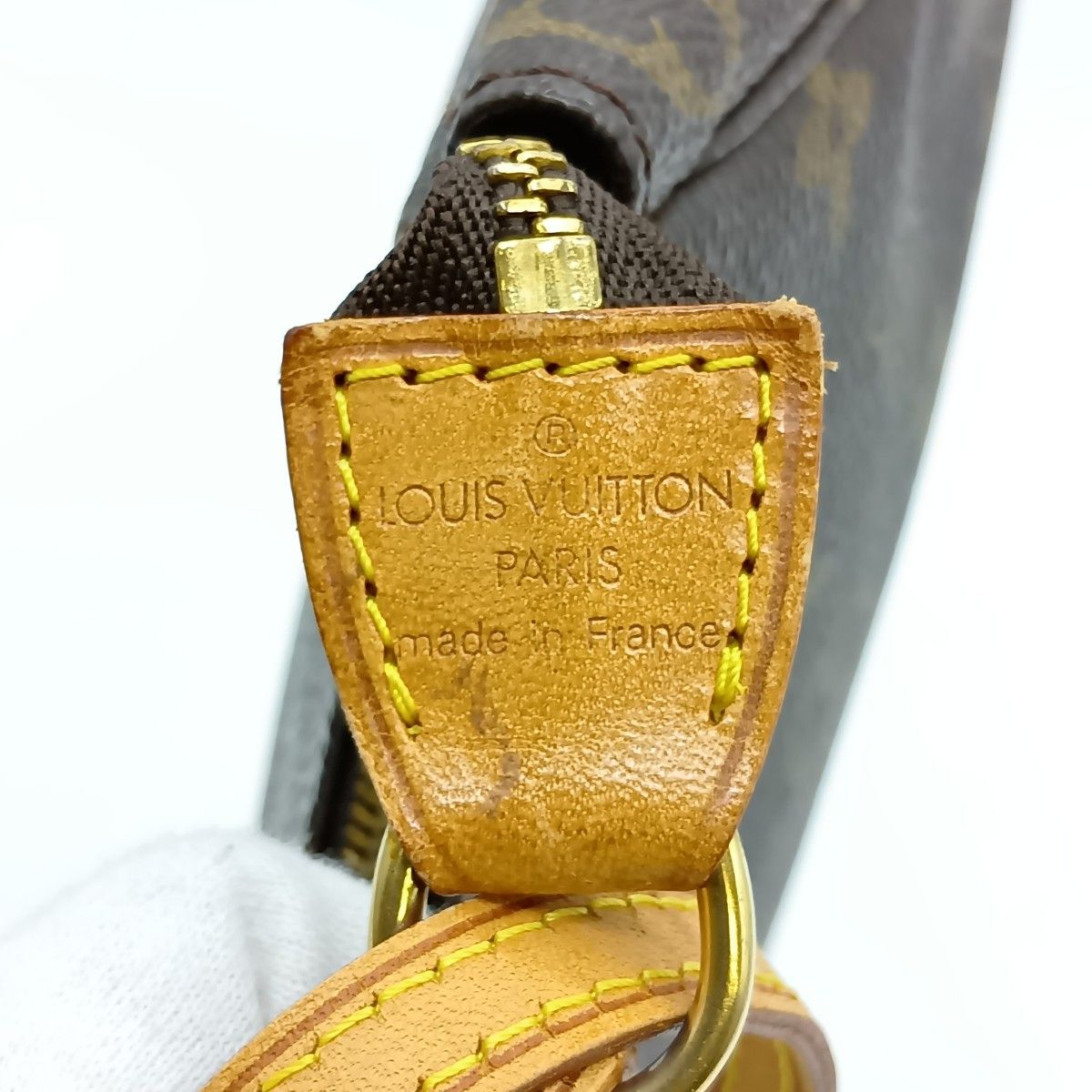 Louis Vuitton Monogram Pochette Accessoire Accessory Pouch M51980 Brown