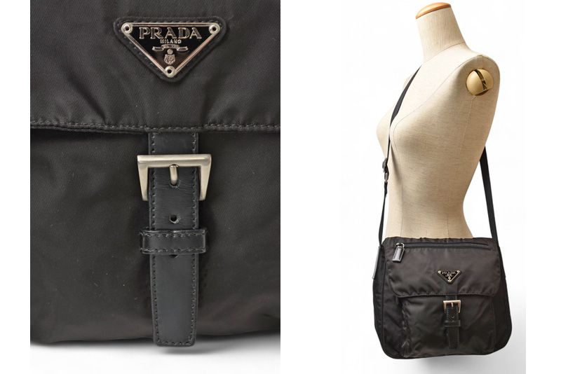 Prada Shoulder Bag Prada Crossbody Bag Nylon Black Bt8994