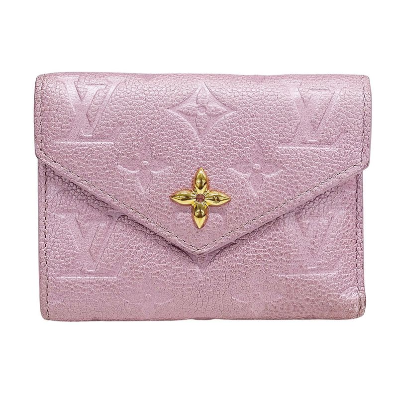 Louis Vuitton Wallets Ladies Branded Trifold Wallet Monogram Empreinte Portefeui