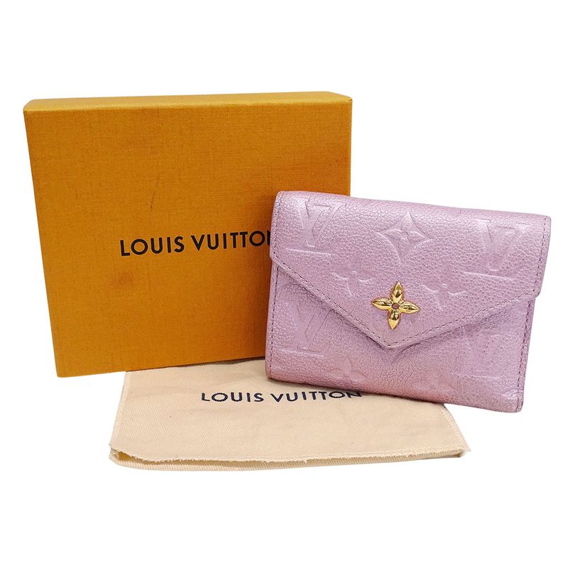 Louis Vuitton Wallets Ladies Branded Trifold Wallet Monogram Empreinte Portefeui