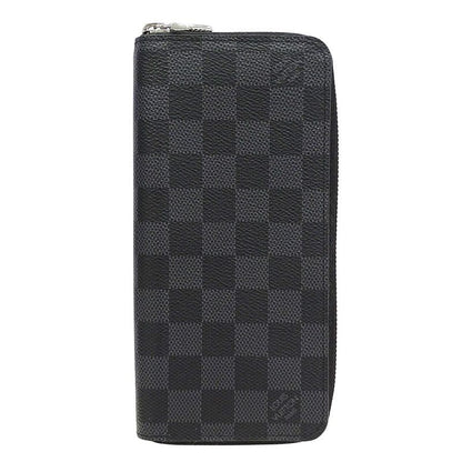 Louis Vuitton Wallets Men's Brand Long Wallet Damier Graphite Canvas Zippy