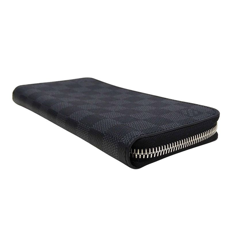 Louis Vuitton Wallets Men's Brand Long Wallet Damier Graphite Canvas Zippy