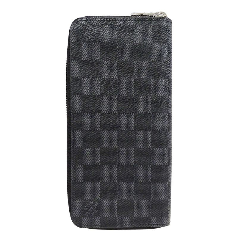 Louis Vuitton Wallets Men's Brand Long Wallet Damier Graphite Canvas Zippy