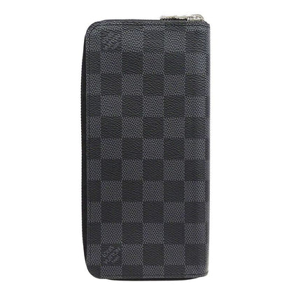Louis Vuitton Wallets Men's Brand Long Wallet Damier Graphite Canvas Zippy