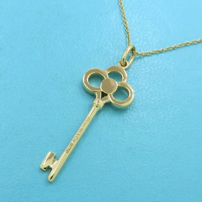 Tiffany & Co Crown Key Diamond Necklace [none Fee Gift Wrapping] [grade A