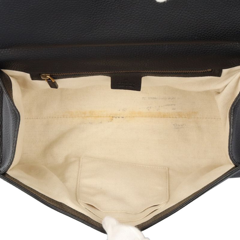 Gucci GG Marmont Shoulder Bag Leather 421890 Black Ladies Gucci  Gucci