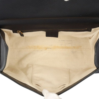 Gucci GG Marmont Shoulder Bag Leather 421890 Black Ladies Gucci  Gucci