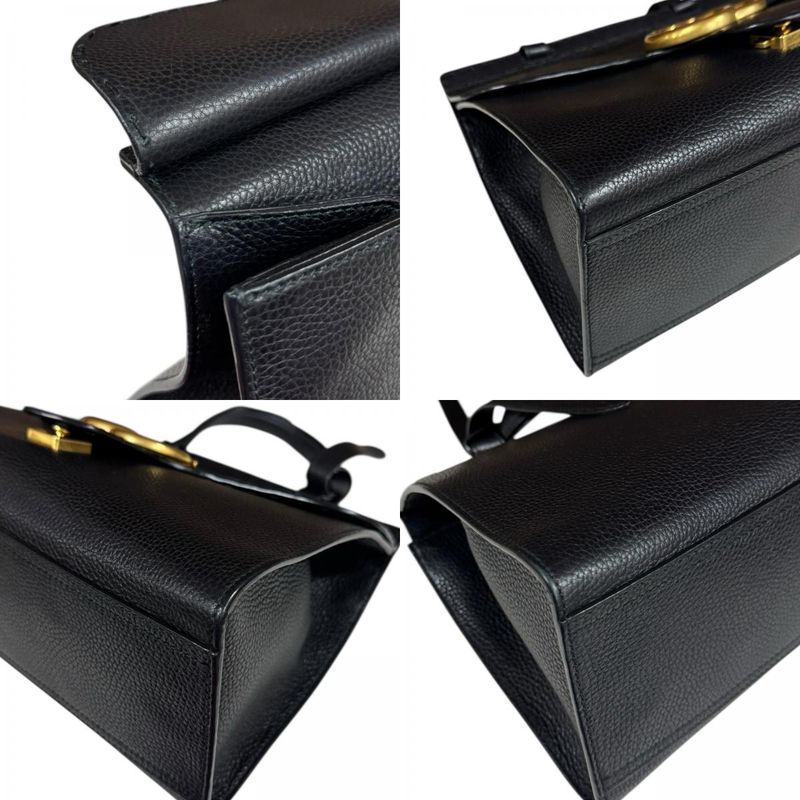 Gucci GG Marmont Shoulder Bag Leather 421890 Black Ladies Gucci  Gucci