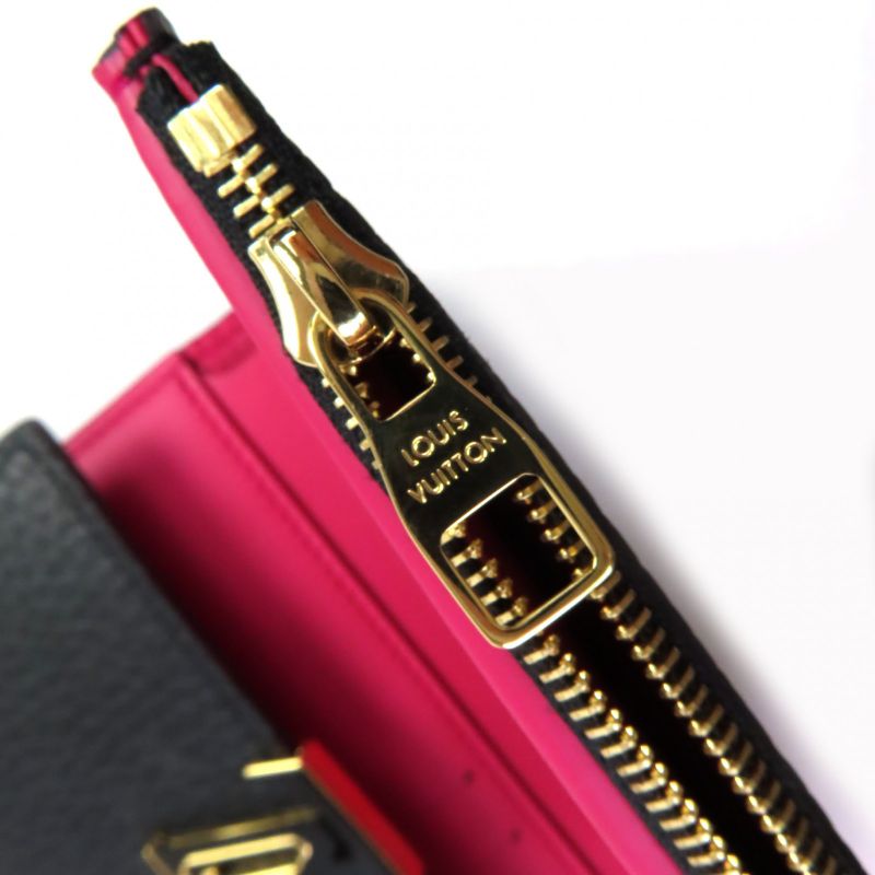 Louis Vuitton M62157 Portefeuille Capucines Compact Taurillon Leather Noir